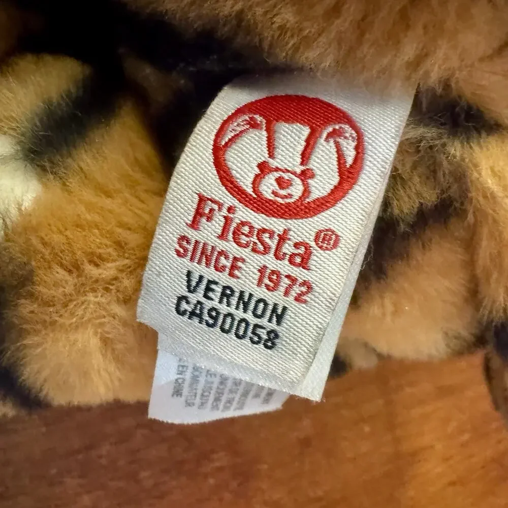Fiesta Swaddle Babies Cubby Tiger in Sling 9.5” Plush Stuffed Animal 2016